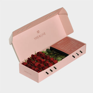 Sherose Watercolor Küçük Kutu Gül