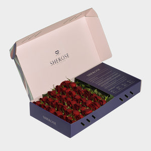 Sherose Blue Büyük Kutu Gül