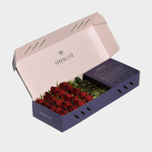 Sherose Blue Küçük Kutu Gül