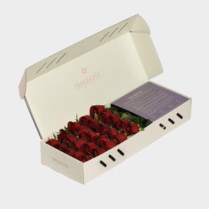 Sherose Palm Küçük Kutu Gül
