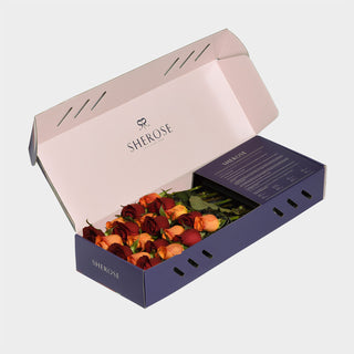 Sherose Blue Küçük Kutu Gül