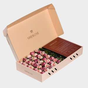 Sherose Terrazzo Büyük Kutu Gül