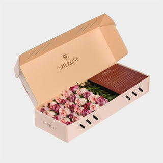 Sherose Terrazzo Küçük Kutu Gül
