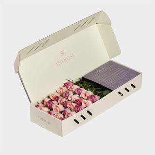 Sherose Palm Küçük Kutu Gül