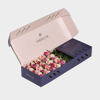 Sherose Blue Küçük Kutu Gül