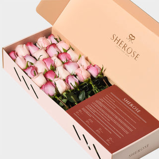 Sherose Terrazzo Küçük Kutu Gül