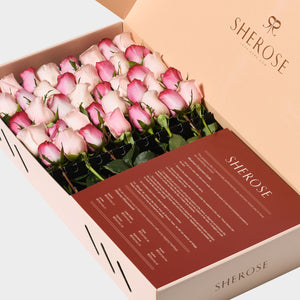 Sherose Terrazzo Büyük Kutu Gül