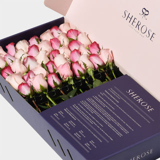 Sherose Blue Büyük Kutu Gül