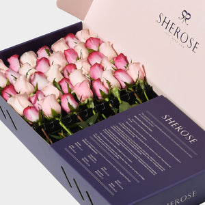 Sherose Blue Büyük Kutu Gül